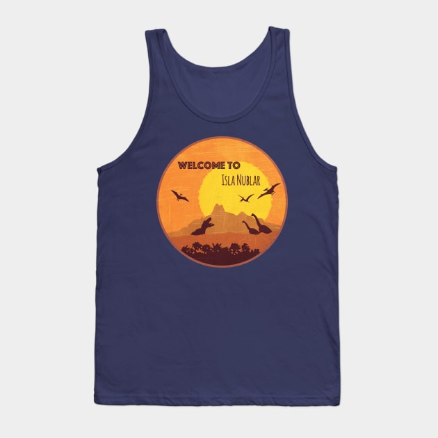 Welcome to Isla Nublar v2 Tank Top by mycool